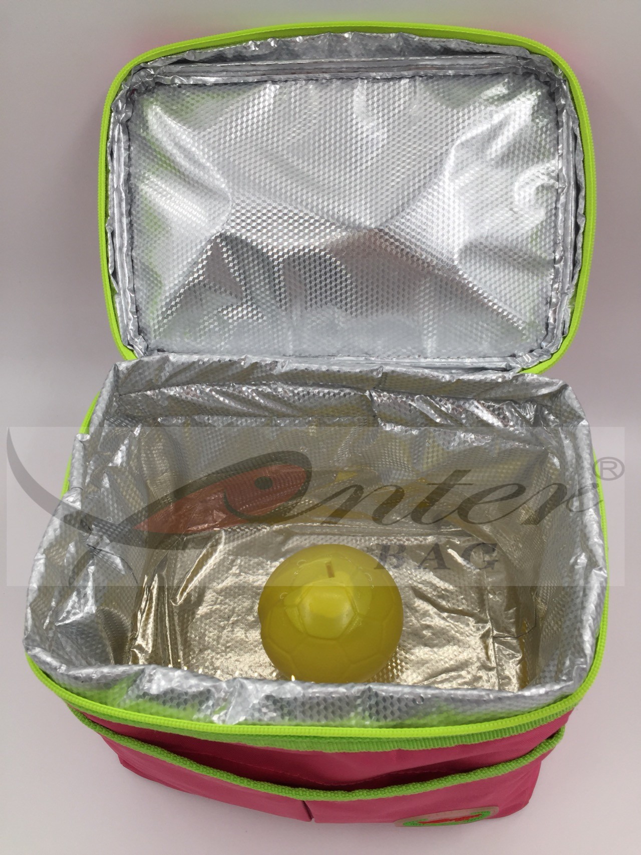 Portable Food Cooler Bag , Travel Insulated Freezer Bags 25X20.5X16.5 Cm Size