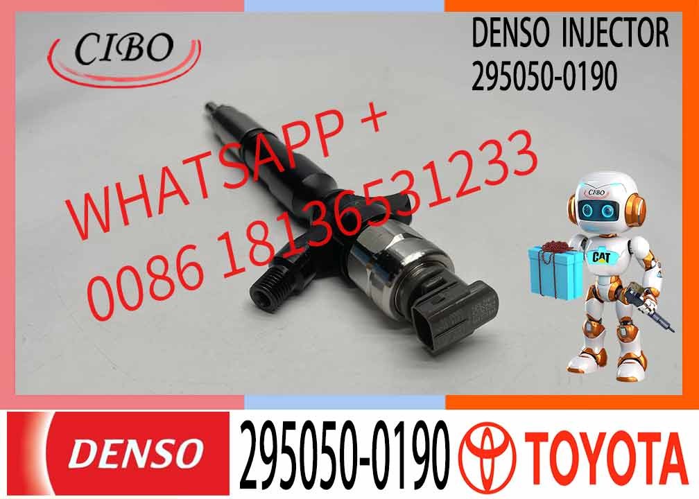 High Quality Diesel Common Rail Fuel Injector 23670-0L100 / 295050-0190 For Toyota 1KD