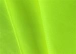 Breathable Fluorescent Fabric Polyester Stretch For Safety Jacket