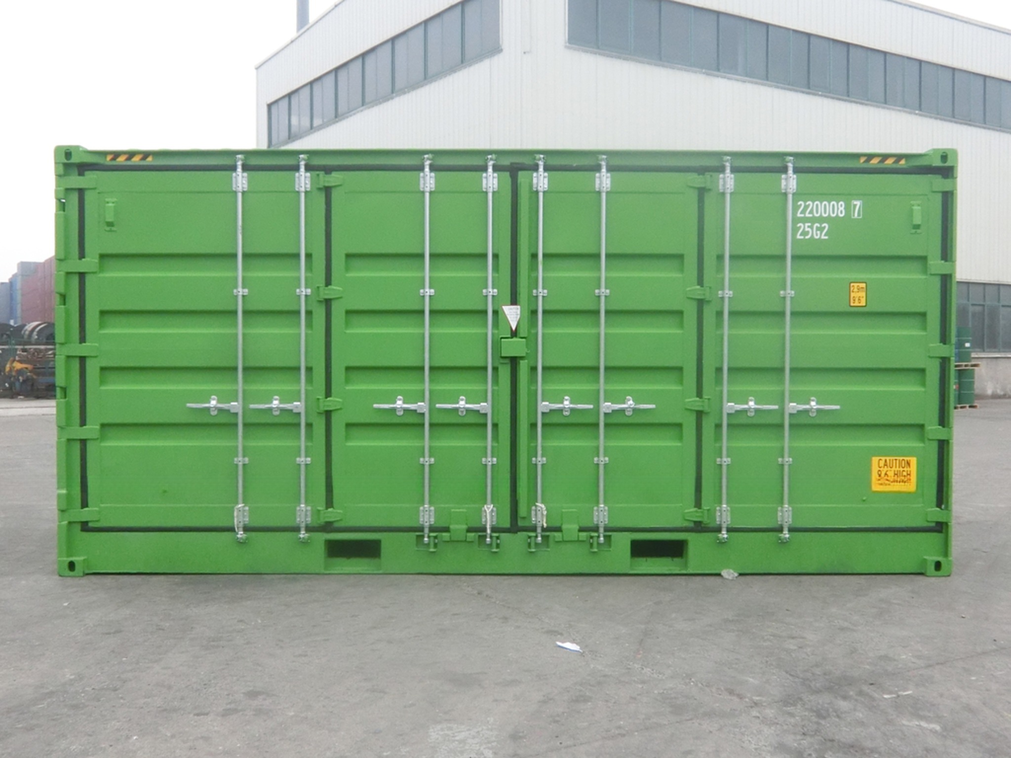 20ft High Dry Shipping Container with Cube Side Door Made from Steel Corten Steel 6058 x 2438 x 2896 mm 33.2 CBM Capacity