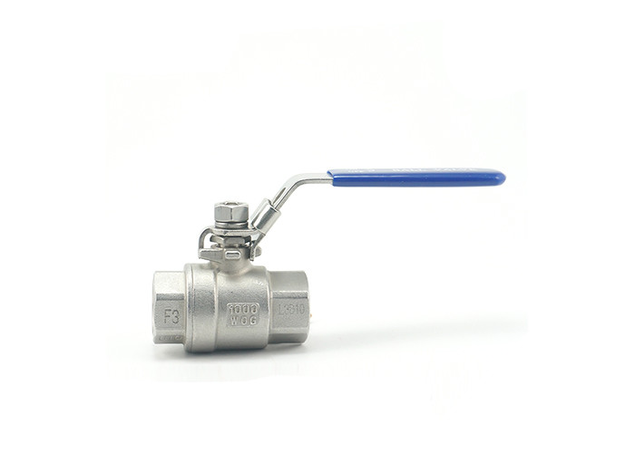 DN40 Stainless Steel Water Valves , 200WOG Tc End 4 Inch Ball Valves