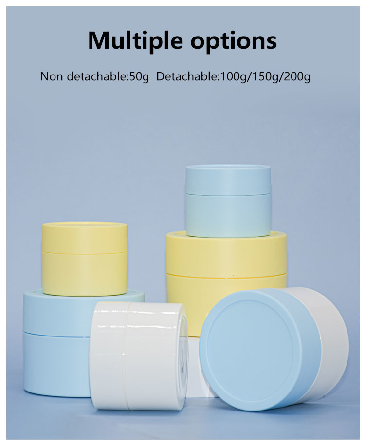 Removable Cosmetic Cream Jar With Lid 5oz 8oz Beauty Jars