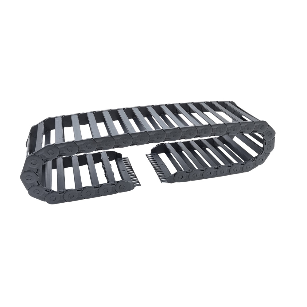 High Strength Plastic Cable Drag Chain Medium Capacity For Industrial Automation