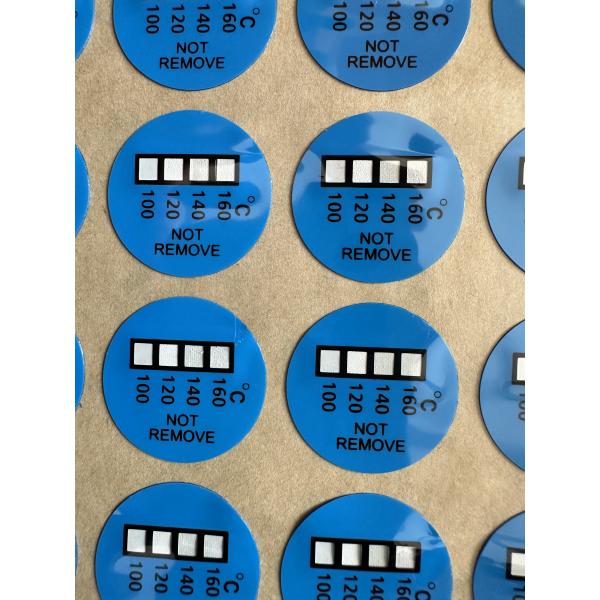 Irreversible Temperature Indicator Strips 40-180℃ for Engine Monitoring