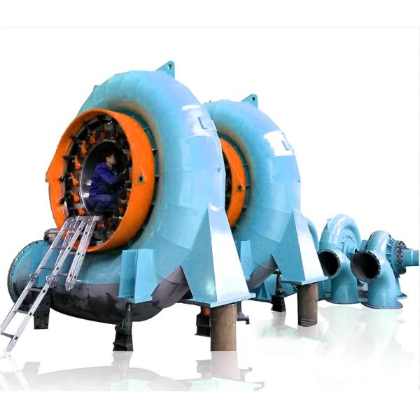 Stainless Steel Vertical Francis Turbine Generator 300KW-20MW
