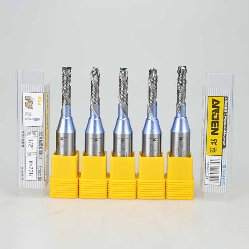 Arden TCT Double Veneer Spiral Blade Sizing Cutter Wood Plank Carbide Milling Cutter