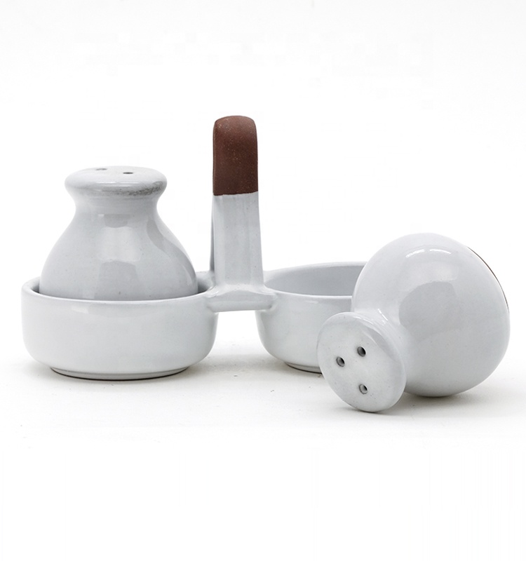 Ceramic Condiment Container Cruet Set Ceramic Salt And Pepper Shakers Cruet