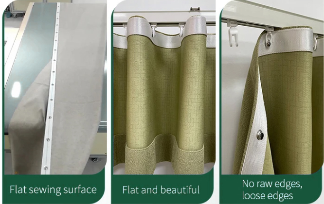 Fully Automatic Small Hemming Curtain Machine Edge Covering Stitch Side Sewing Machine