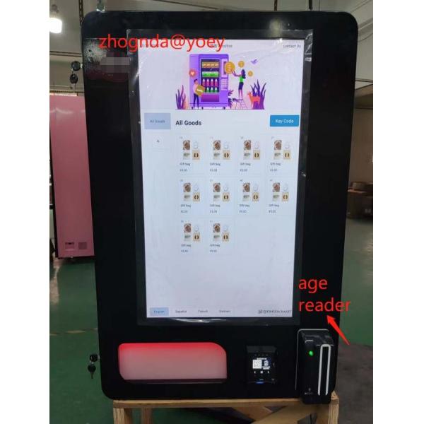 Automatic Beauty wall mounted Vending Machine for False Eyelashes and Nail Art
