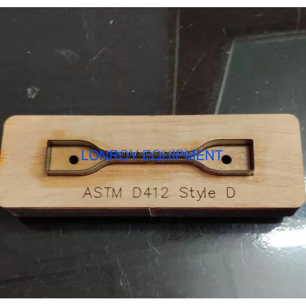 ASTM D412 Style C D Dumbbell Die Cutter Plastic Test Plastic Test Machine