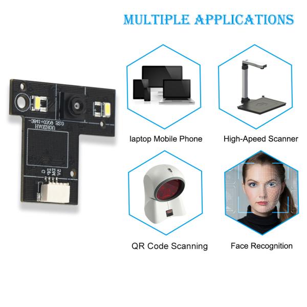 Low Light 1/10 Inch HD 0.3MP GC0309 VGA CMOS QR Code Scanner Micro Camera Module USB2.0