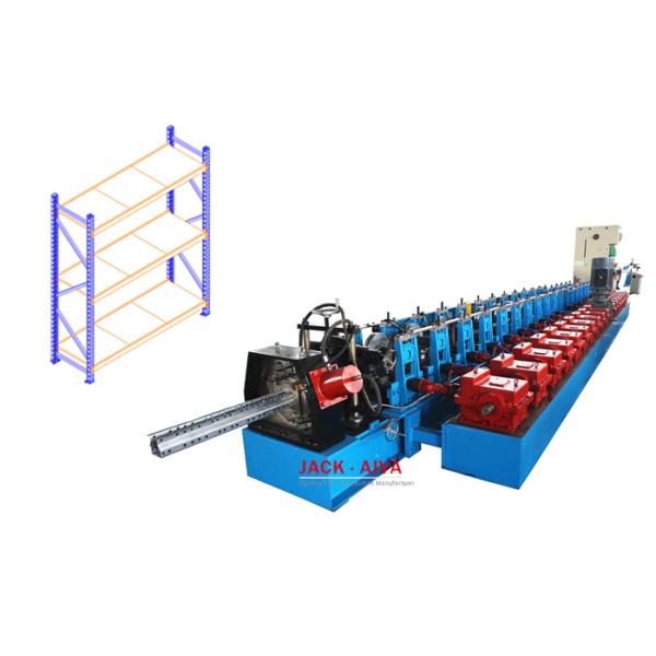 22kw Storage Rack Roll Forming Machine Heavy Duty Upright Roll Forming Machine