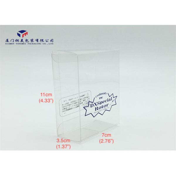 Rectangle Shape Clear Plastic Box Packaging PET Plastic Box PVC Box 7X3.5X11cm