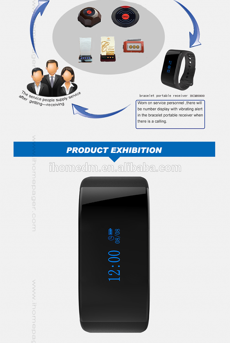 Personalized with fashion style and thin design waterproof call watch