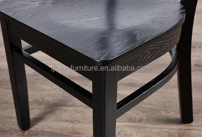 Hotel/Cafe/Restaurant Wooden Dining Chair with Commercial Grade Wood Type Ash Wood