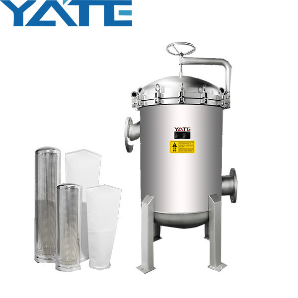 304 316 Industrial Water Filter Housing Multi Stage Waste Water Purification Bag Filter