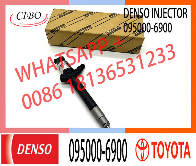 095000-6900 0950006900 Common Rail Fuel Injector 23670-0R160 23670-0R110 Auto Parts for Toyota Avensis 2.2 D 2AD-F