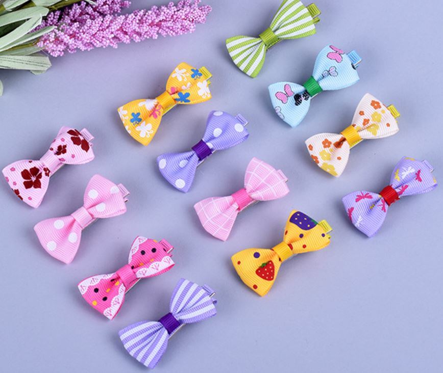 Design Cute Dog Bows Bands Beauty Pet Hair Bowties Clips