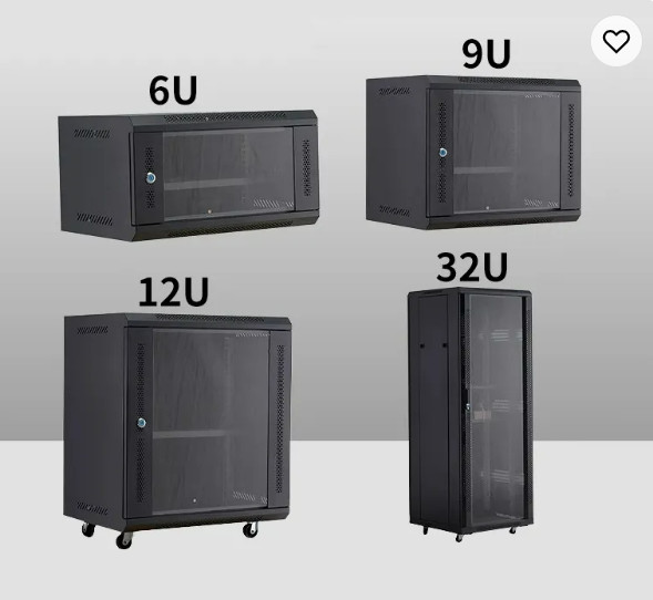 Floor Mounted Data Rack Cabinet With Ventilation Holes 6U 9U 12U