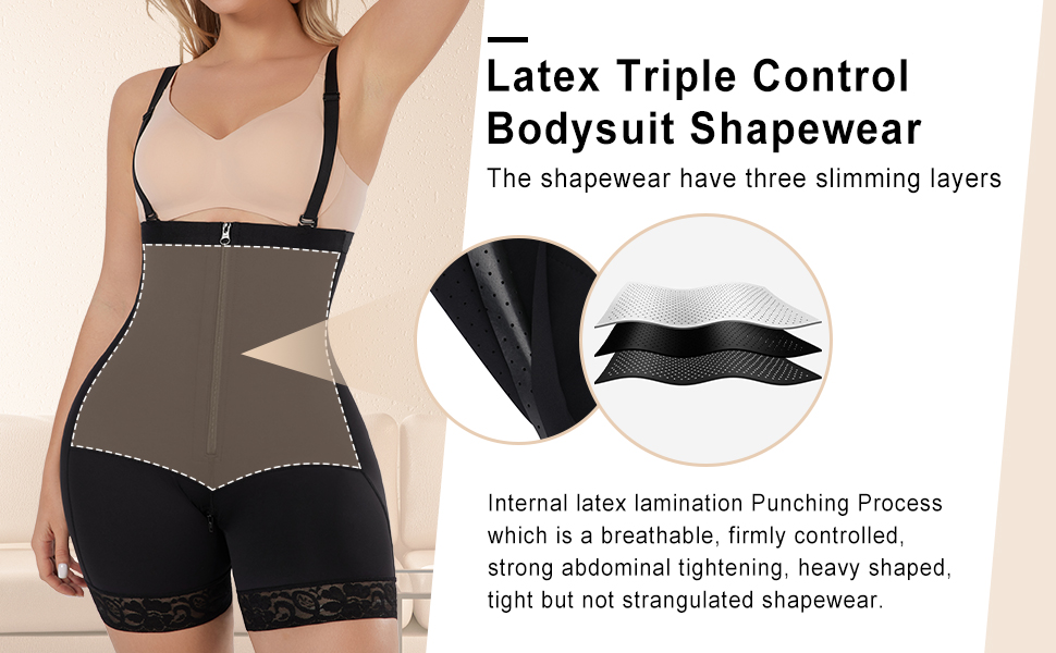 High Waist Seamless Full Women Custom Shapewear for Tummy Control Standard Thickness