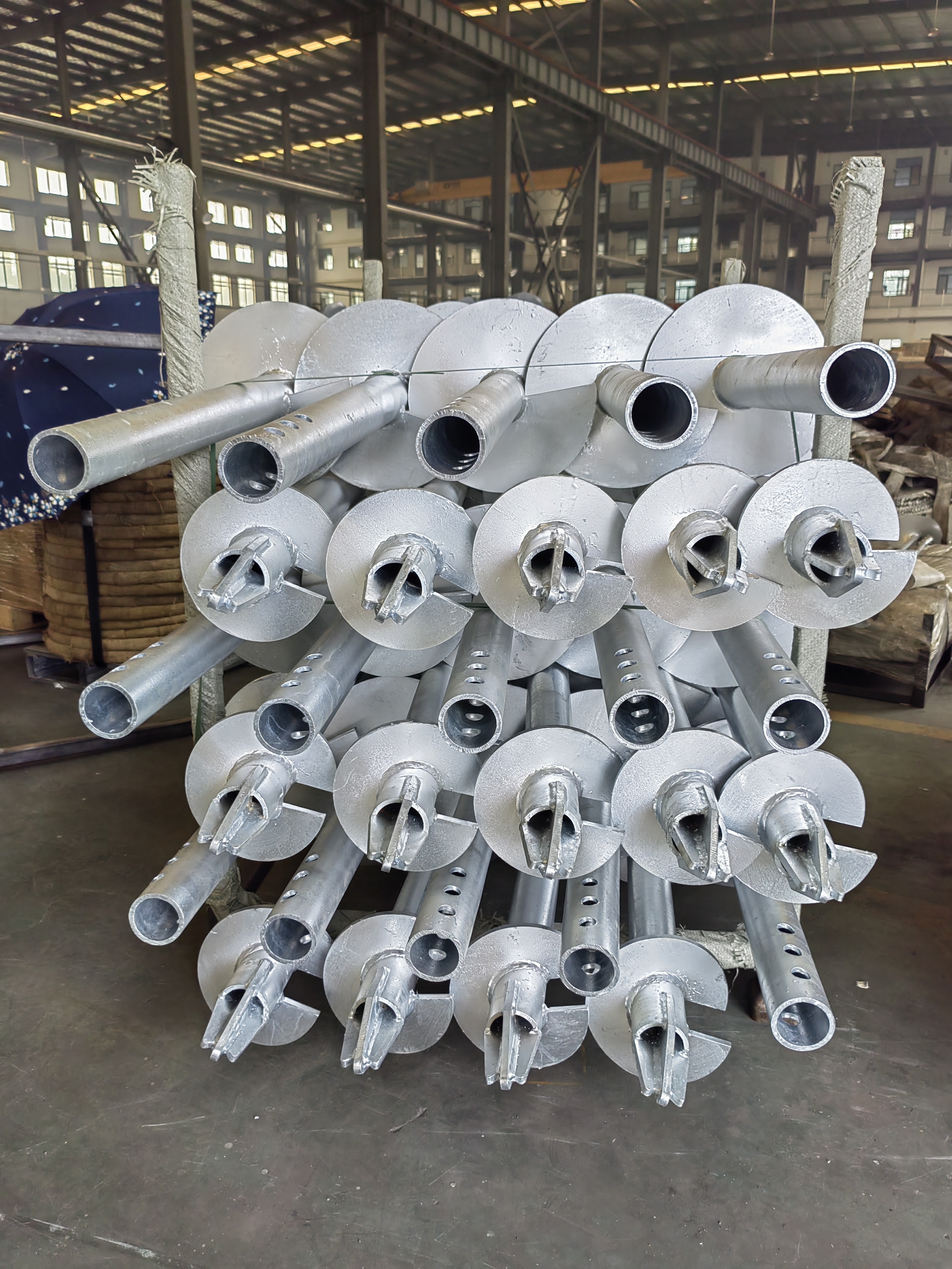 Helical Screw Piles for Foundation Solar Support Spiral Galvanized