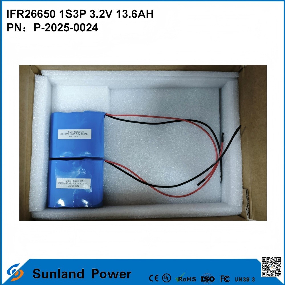 IFR26650 1S3P 3.2V 10.2Ah Batteries For OEM Energy Storage Systems Power Tools And Backup Power