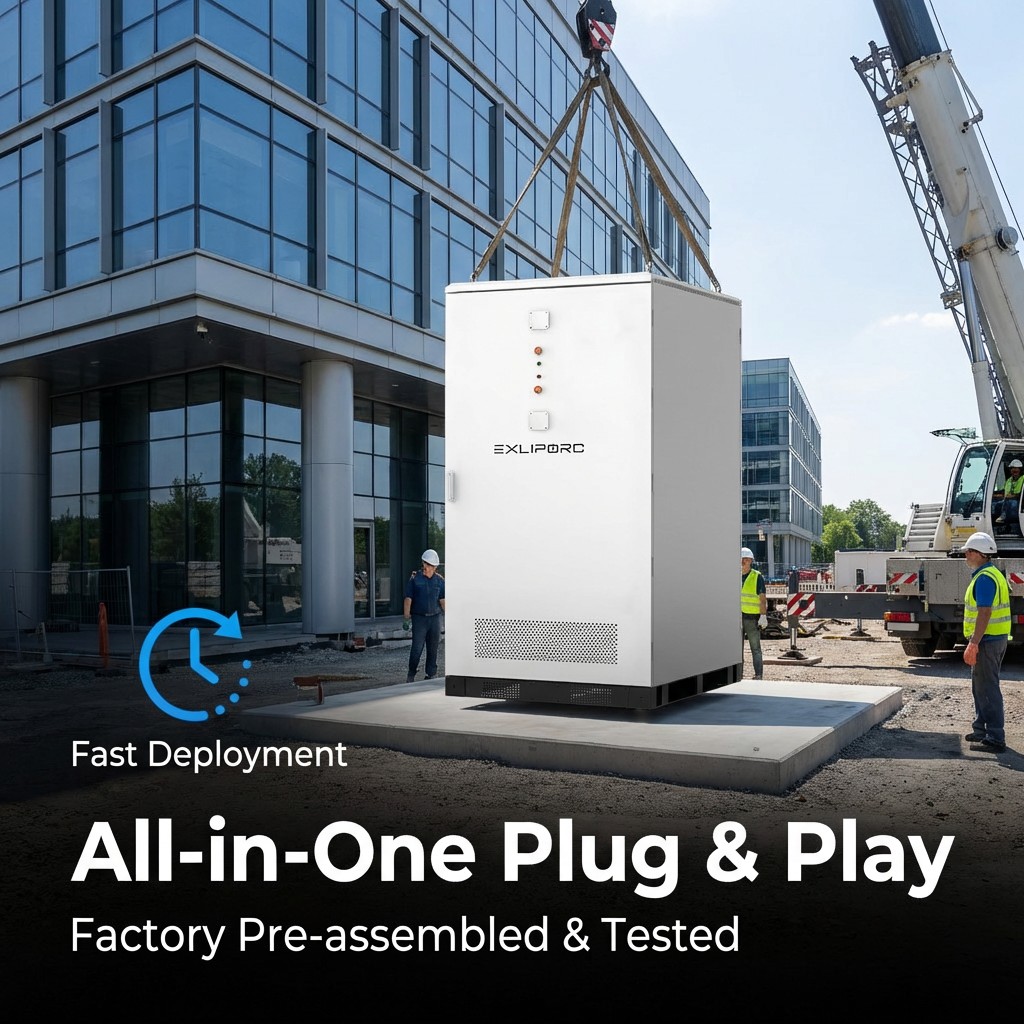 209kWh Liquid-Cooled Energy Storage System for Commercial Peak Shaving and Solar Optimization