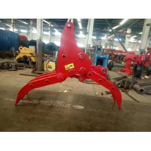 China Steel Excavator Grapple Attachment High Ductility Hydraulic Rotating Grapple on sale