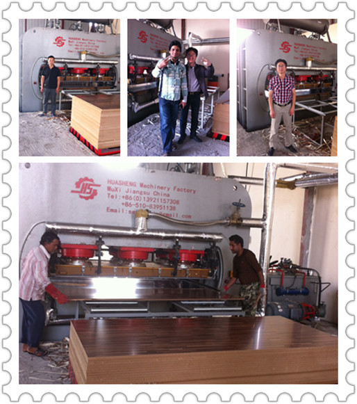 5'X9' Auto Short Cycle Laminate Hot Press Machine For Decorative Board