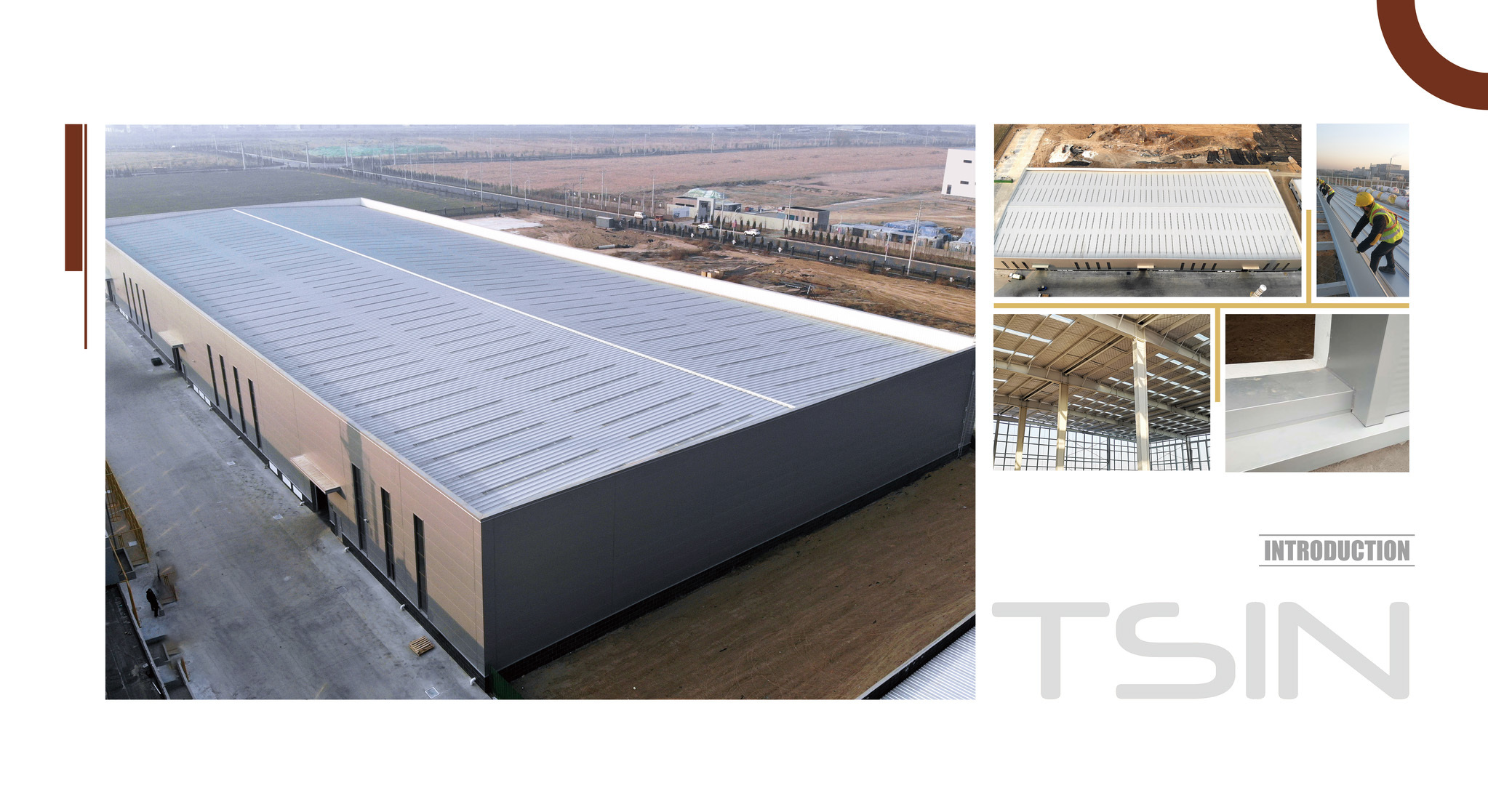 Steel warehouse construction