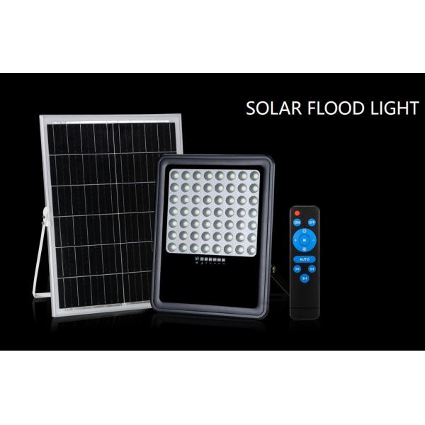 ABS 2700lm Solar Powered Floodlight IP65 Waterproof Ra 70 With PIR Sensor