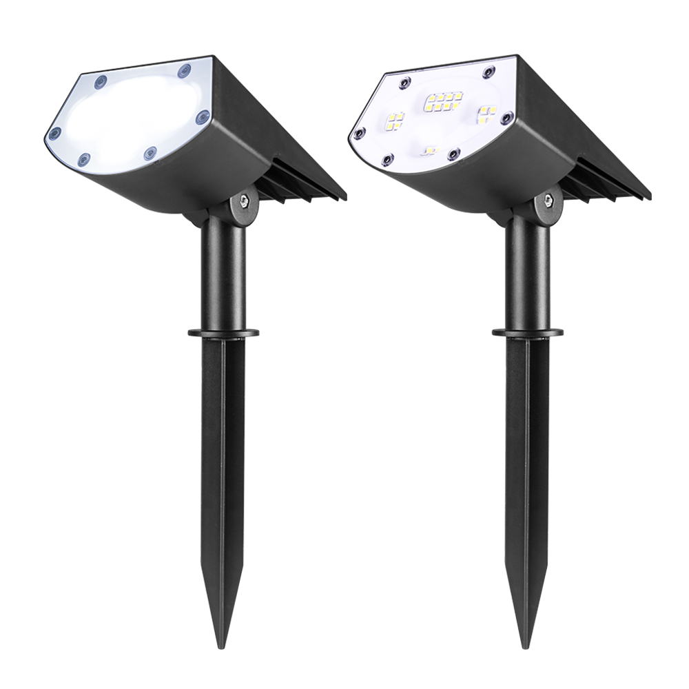 Garden 28CM 3.7V 2200mah High LED Solar Landscape Spotlights