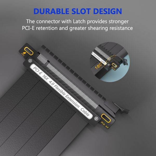 PCIE 4.0 Extension Cable connector detail