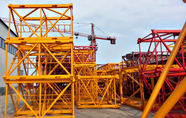 4t load TC5010 50m work range tower crane