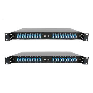 China 19 Rack Mount 8 Channel DWDM Mux Demux Multiplexer on sale