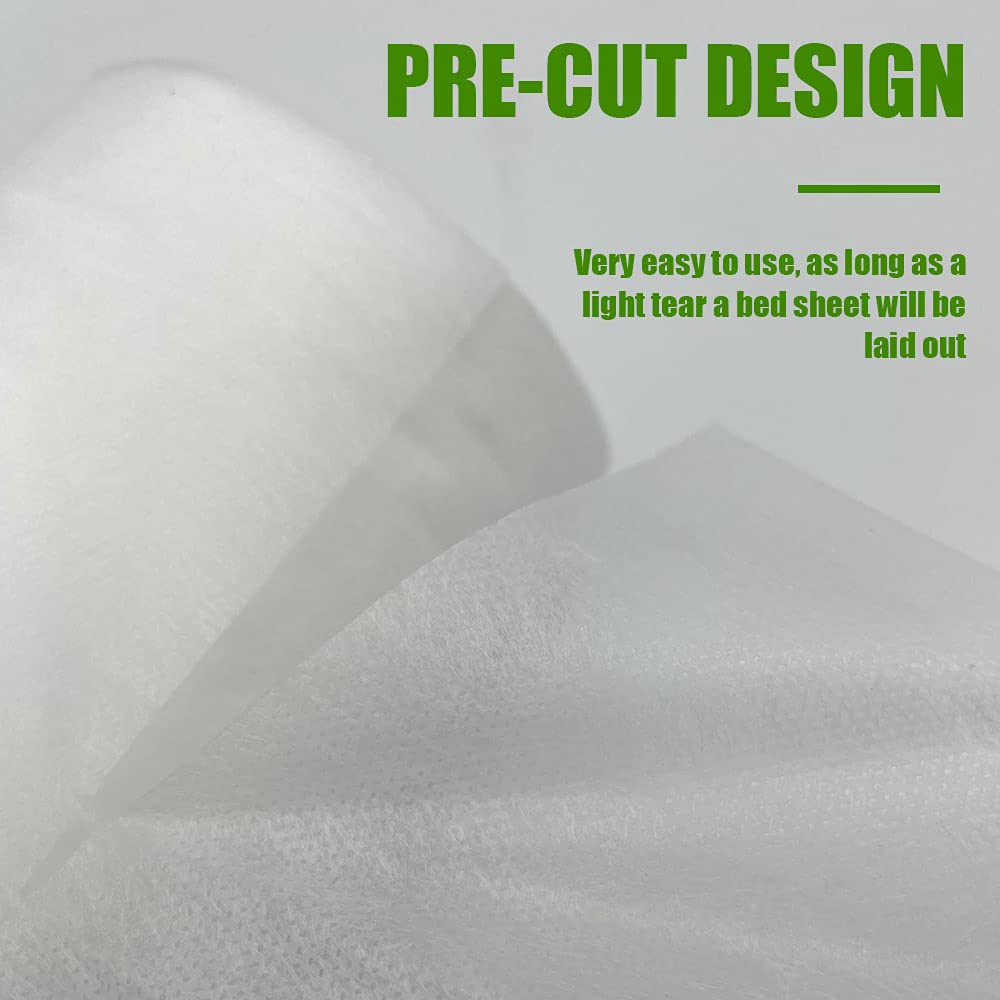 Waterproof Disposable Non Woven Bed Sheet Roll White Spa Massage Bed Covers