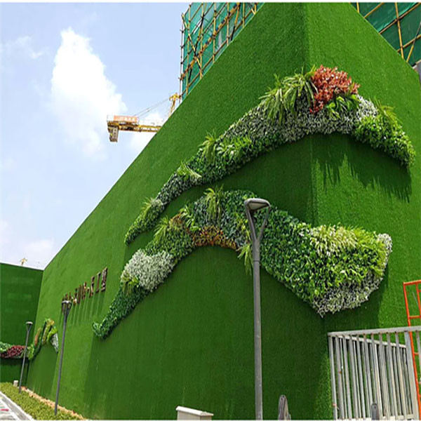 40*60cm Plastic Red Purple Artificial Vertical Garden Lawn Turf 10 Years Life Time