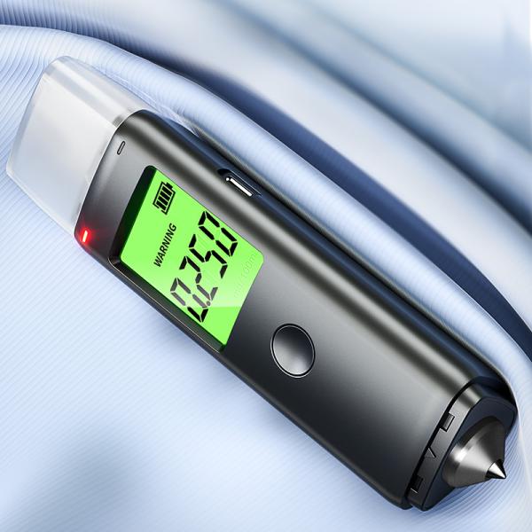 5 Seconds Personal Alcohol Breathalyzer Testing Instrument With Audible Alarm