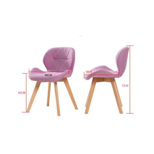 Thick Beech Wood Leg Dining Chair Is Strong And Durable