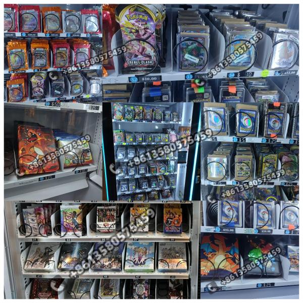 Europe 24 7 Smart Trading Card Vending Machine with Advanced QR Code Payment Systems for Anime and TCG Enthusiasts