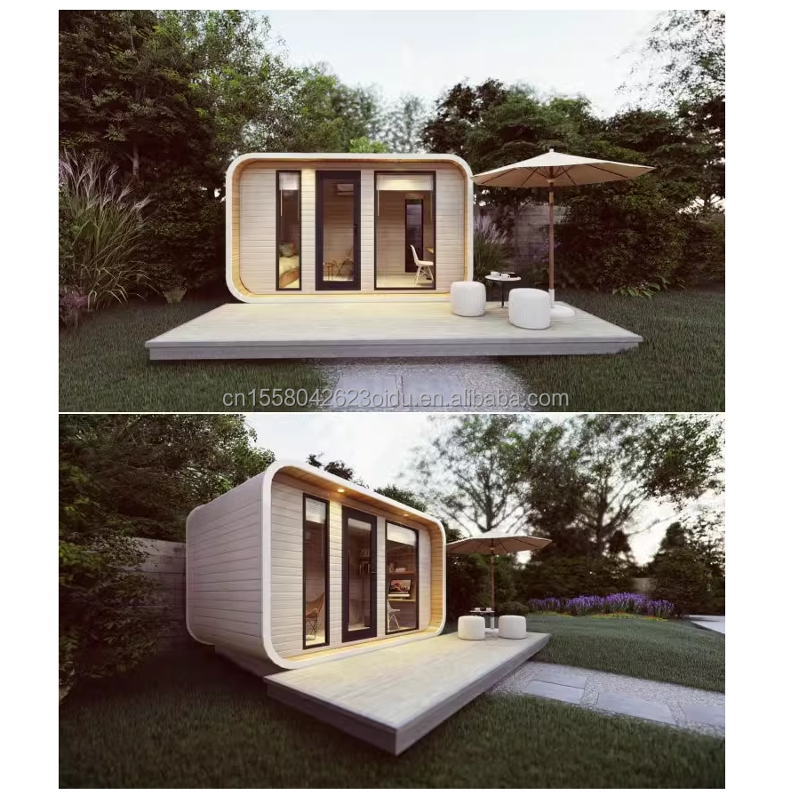 20ft Stackable Quick Assembly Mini Detachable Portable Home 2 Bedroom Container House with Galvanized Steel Square Tubes