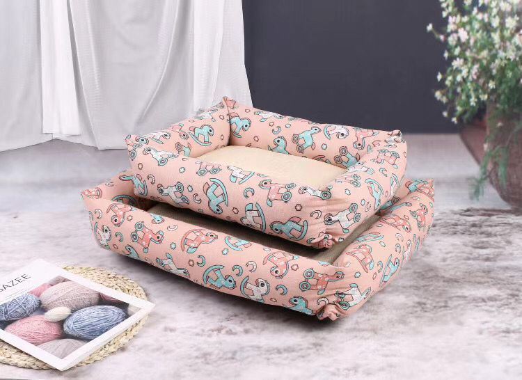 Printing Cute Design Dog Beds Pup Cat Cool Sleeping Pads