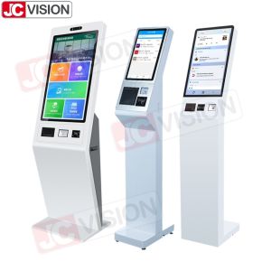 Customized 27 Inch Floor Standing Touch Screen Kiosk Interactive Payment Kiosk