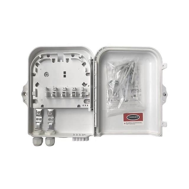 Fiber Optic Terminal Box 8Port Indoor Outdoor SC APC/UPC SM Simplex