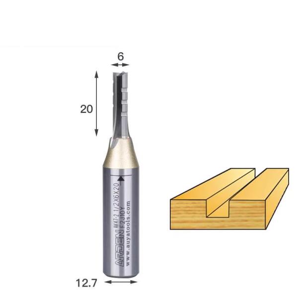 6mm Arden Router Bits 3 Flutes MDF Cnc Wood Cutting Bits Cutter
