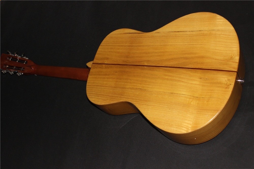 AAAA all Solid imported melburry wood OOO15m body custom acoustic electric guitar