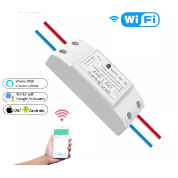 300W 2.4GHz WIFI Circuit Breaker Tuya Smart Switch Adjustable Light