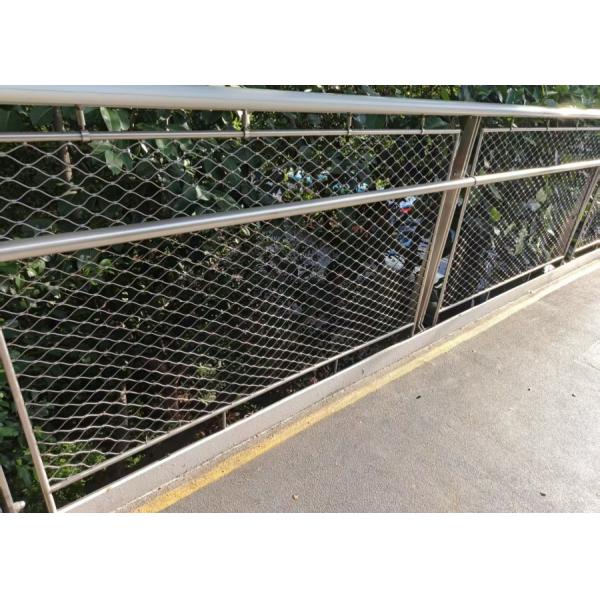 Weather Resistant High Strength Flexible Structure Aviary Rope Netting Stainless