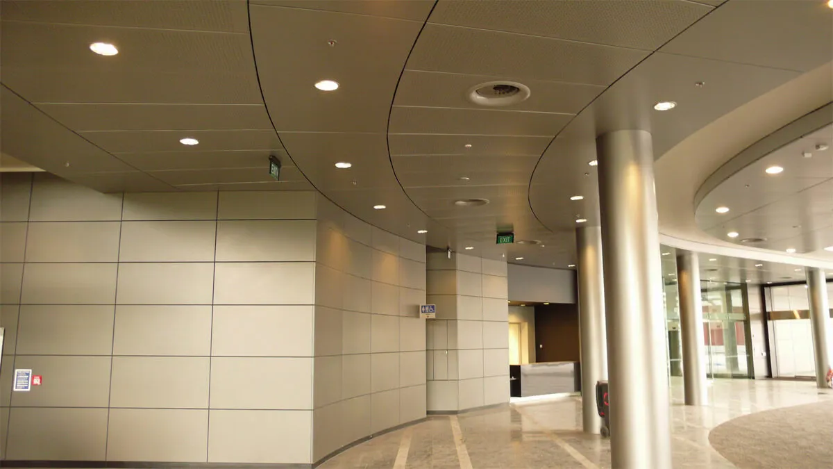 Milky White PE Coated Aluminum Composite Panel 2mm-6mm Interior Wall Cladding ACP Sheet