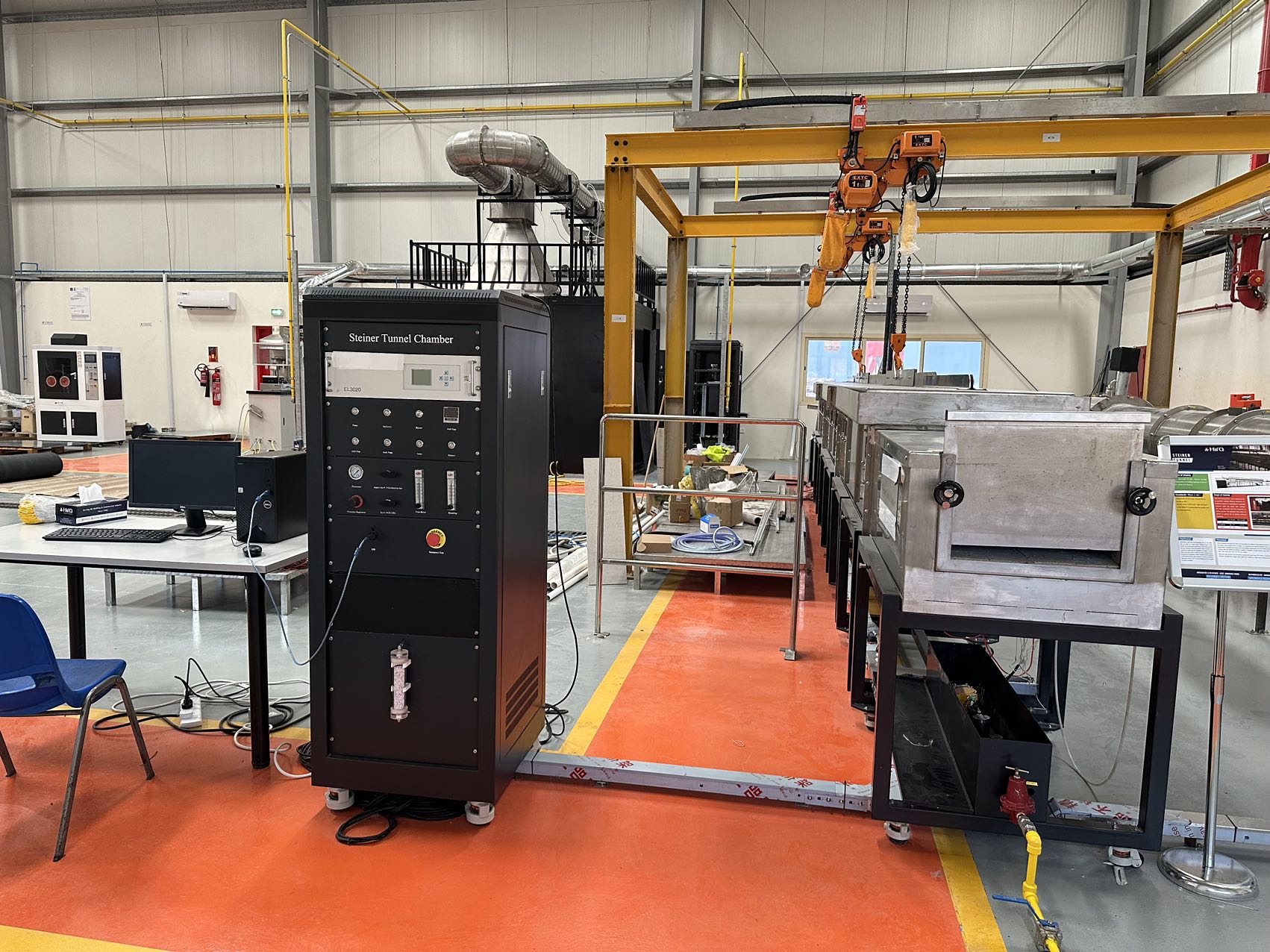 ASTME84 Fire Testing Equipmen Surface Burning Characteristics Testing Equipment